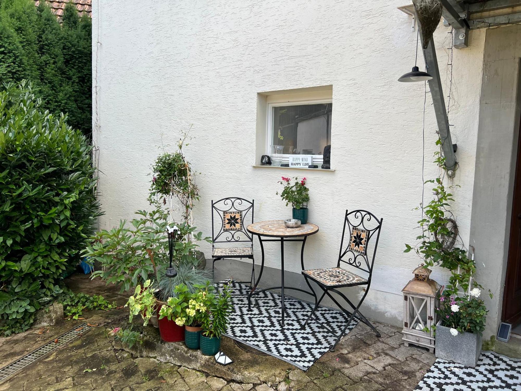 Ferieninrosengarten 1 Zi Appartement 190 Cm Deckenhoehe Oder Grosse 4 Zi Dg Whg Zewnętrze zdjęcie